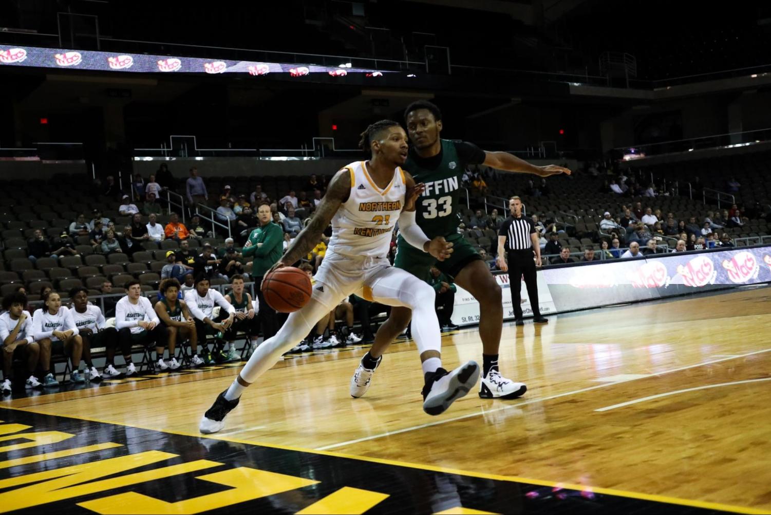 Men's Gold Siena Saints Basketball Jersey