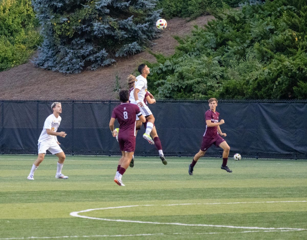 The Norse physicality allowed them to lead 1-0 going into halftime against Bellarmine.