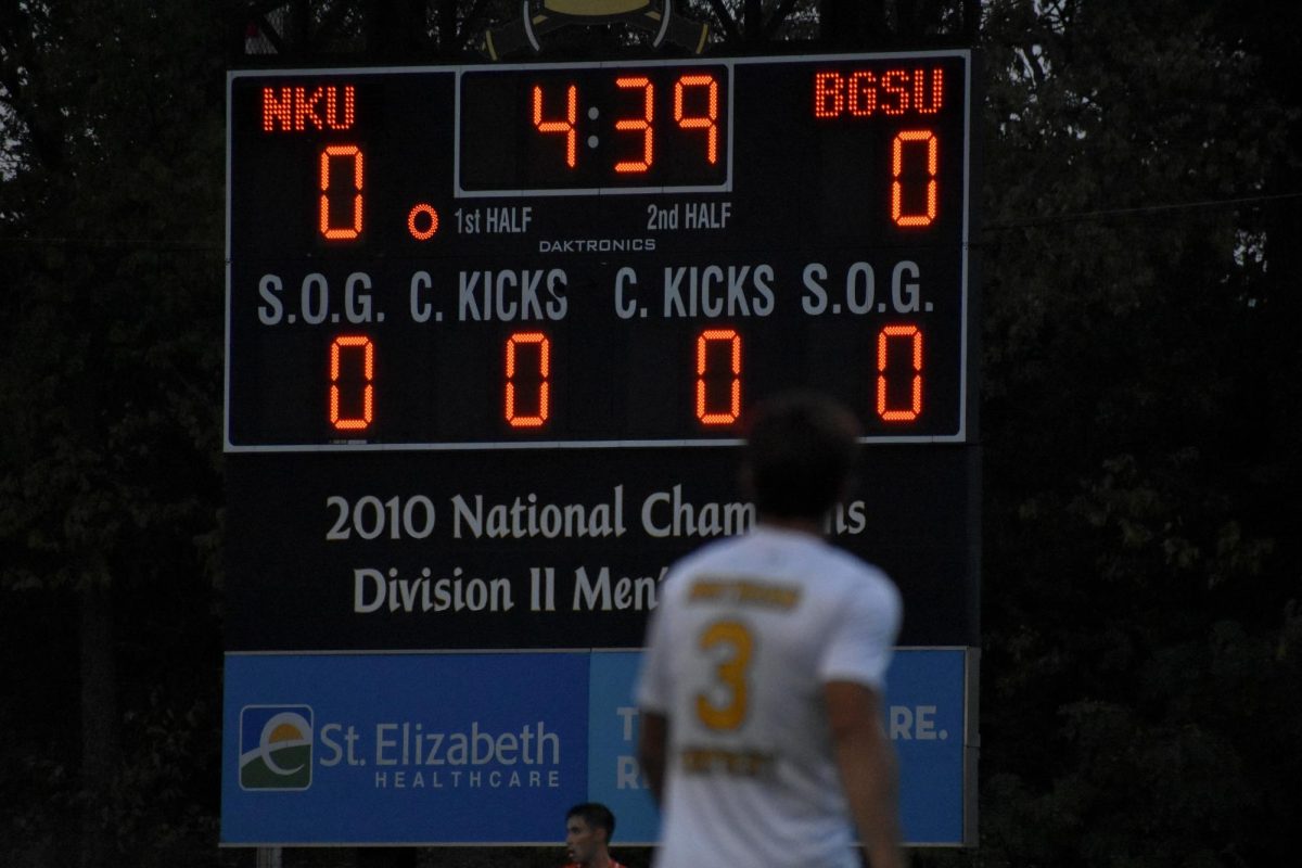 NKU battled to a draw against Bowling Green State University Tuesday night.