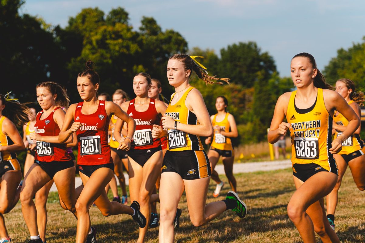 Women's cross country competed in the 2024 Queen City Invitational on Aug. 30.