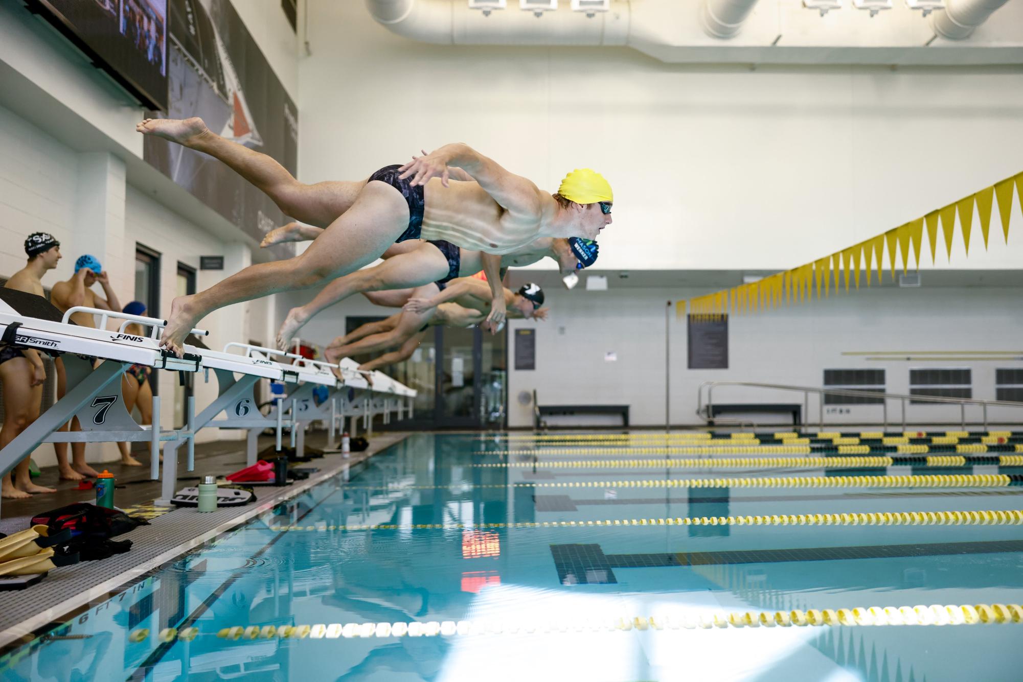 NKU men's and women's swim team competed in their first meet in program history.