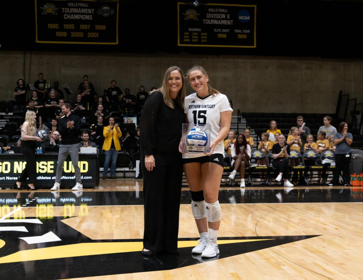 Torie Houston celebrated 1,000 career assists on Tuesday.