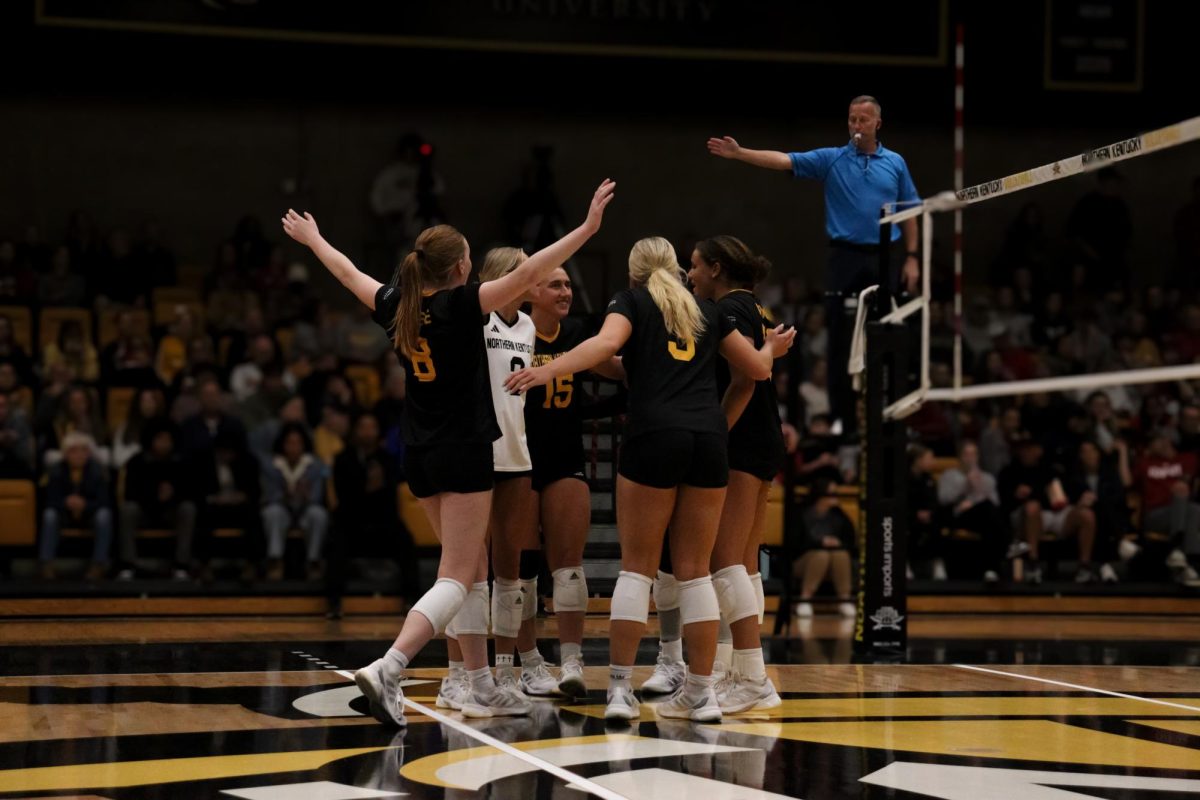 Women's volleyball played their last game at Regents Hall this season.