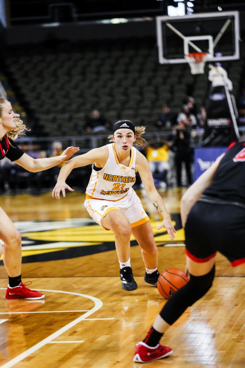 Jaci Jones was a bright spot for NKU on Sunday dropping a career high 16 points.