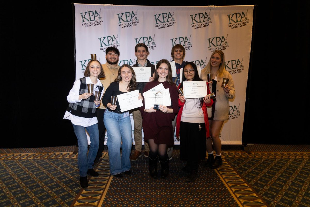 Alumni and current staff members joined The Northerner for the Kentucky Press Association Winter Convention on Jan. 25.