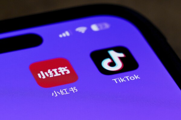 Some U.S. social media users are flocking to RedNote instead of TikTok.