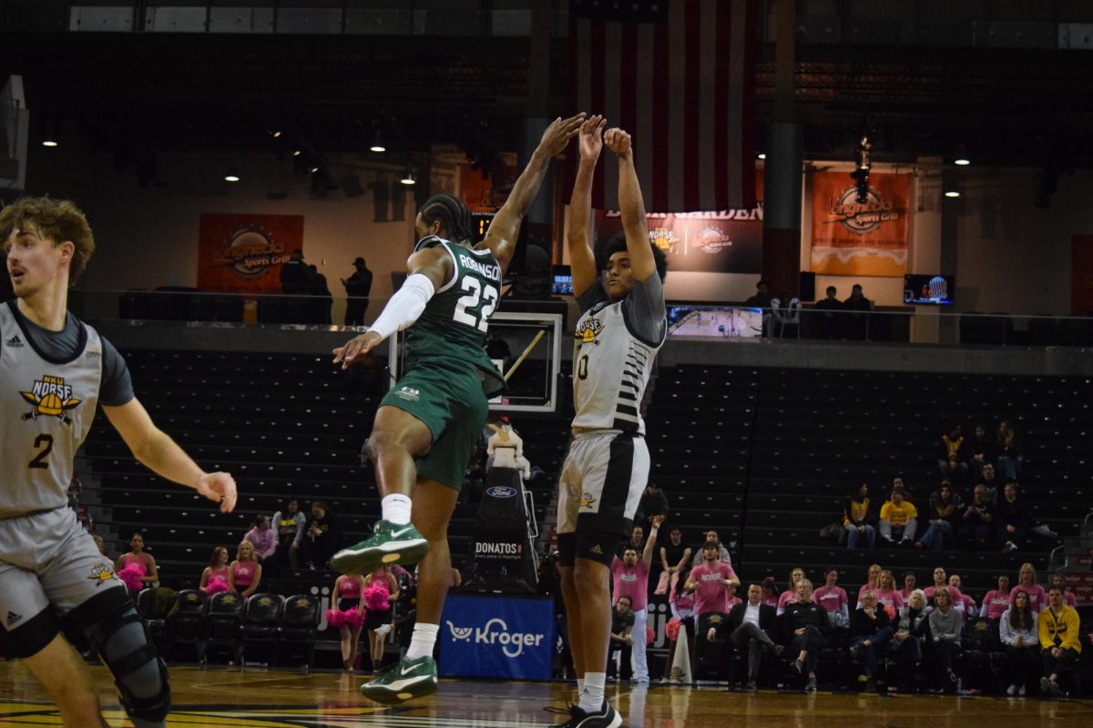 Dan Gherezgher Jr scored a season-high 26 points shooting 10-14 from the field and 5-7 from three against Cleveland State.