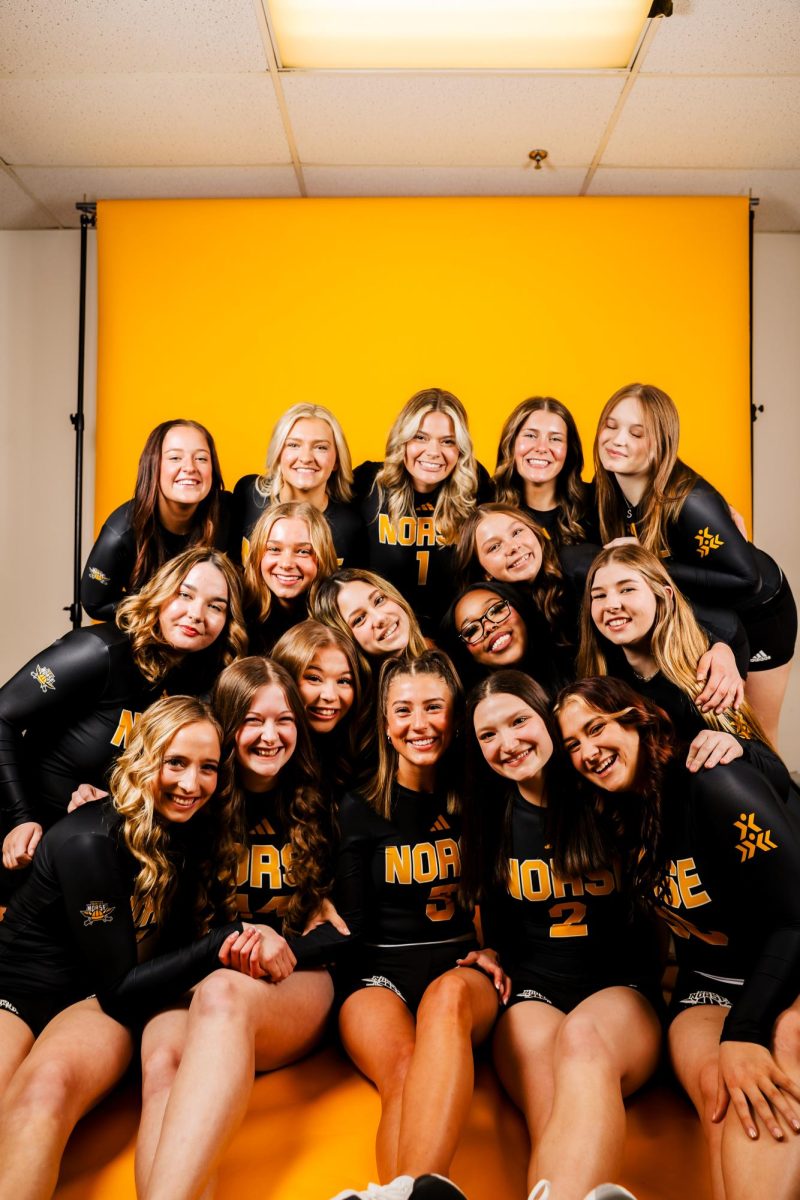 The NKU stunt team competed for the first time in program history against Mercyhurst.